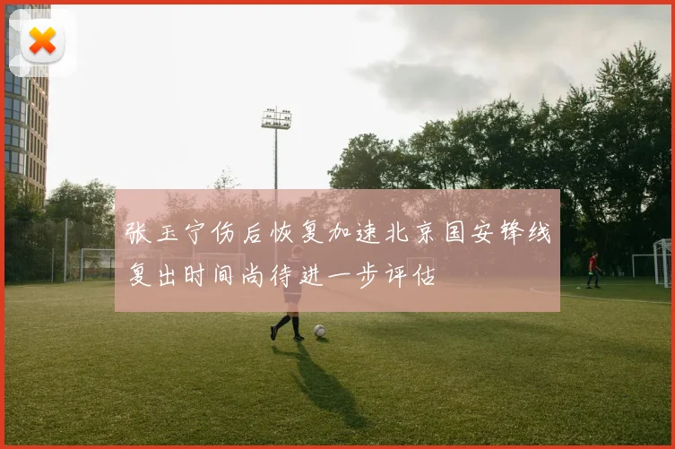 张玉宁伤后恢复加速北京国安锋线复出时间尚待进一步评估